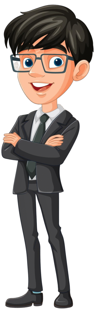 confident businessman suit